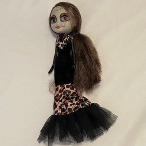 Little Bebops Dulce Catrina Doll 10" Day of the Dead Sweet Leopard